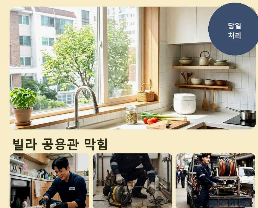구리시 교문동 고압세척 고압세척·관통 작업 모습