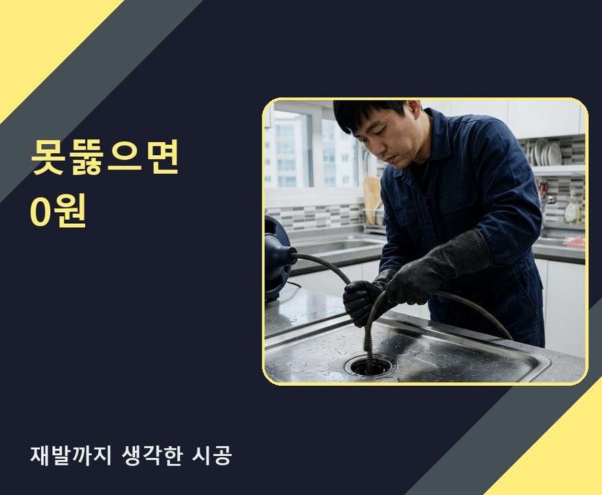 서울 송파구 방이동 고압세척 고압세척·관통 작업 모습