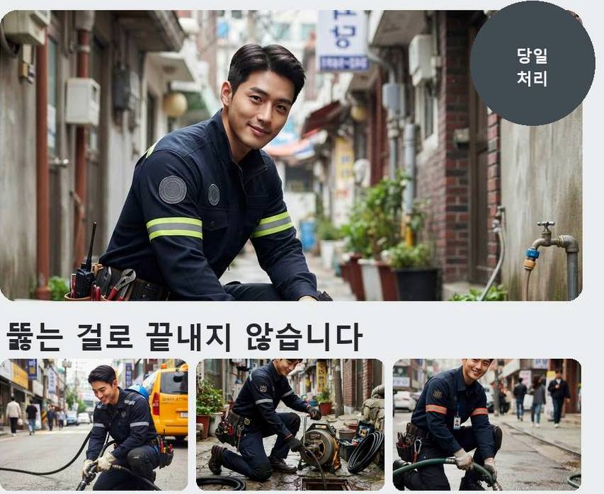 서울 마포구 공덕동 오수관막힘 출장비 무료 현장 작업 사진 - 배관해결사