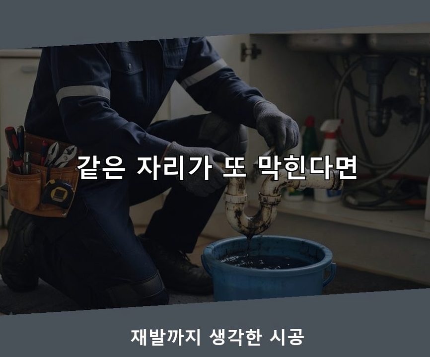 이천시 단월동 변기막힘 고압세척·관통 작업 모습