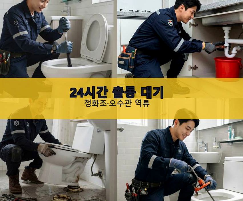 안양시동안구 관양동 싱크대막힘 출장비 무료 현장 작업 사진 - 배관해결사