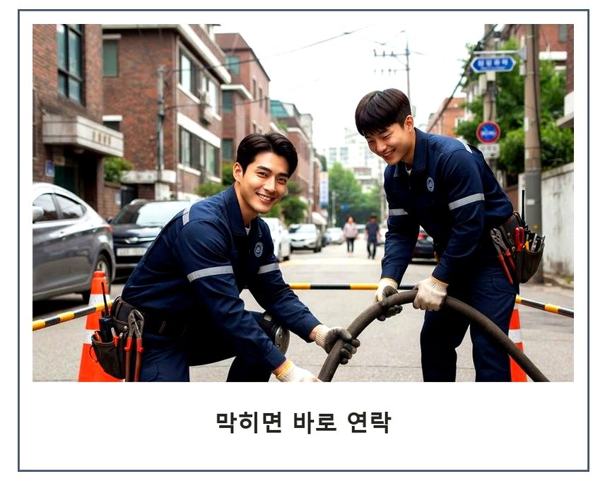 서울 광진구 광장동 세탁기 배수구막힘 원인 진단 현장 작업 사진 - 배관해결사