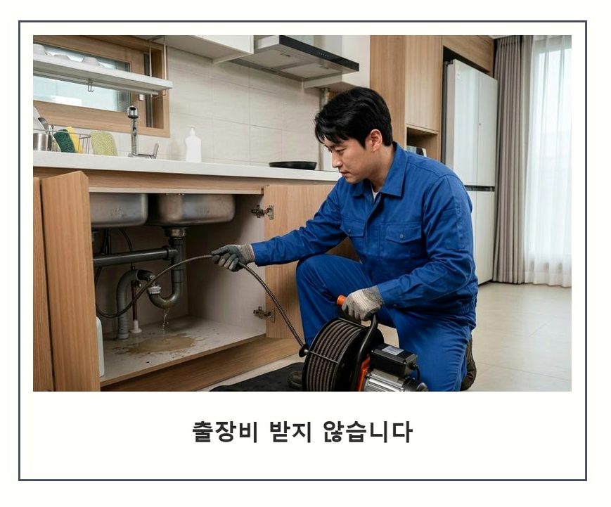 이천시 구시리 변기막힘 고압세척·관통 작업 모습