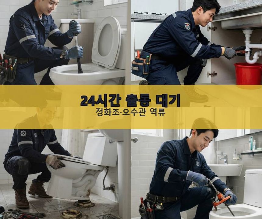 남양주시 도농동 하수구막힘 고압세척·관통 작업 모습