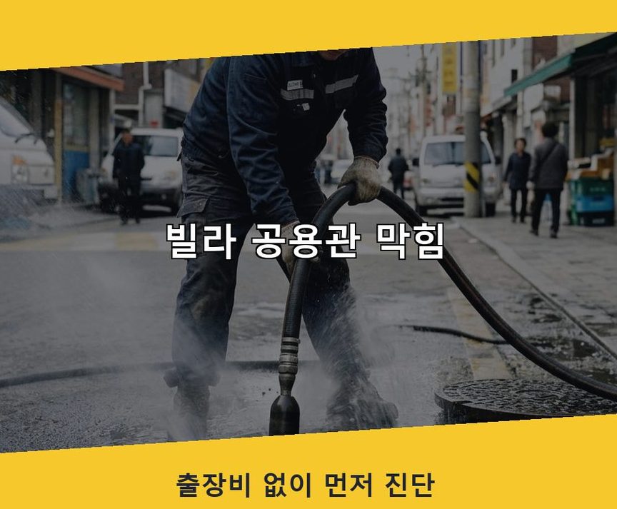 용인시처인구 남사면방아리 배관청소 비용 현장 작업 사진 - 배관해결사