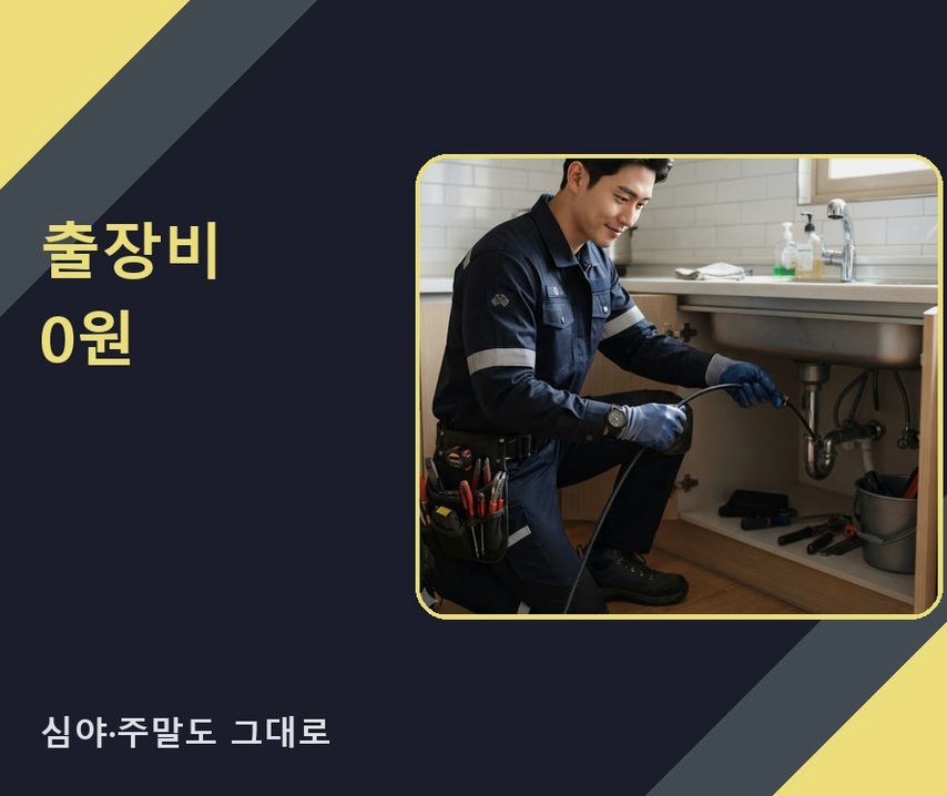 서울 마포구 노고산동 베란다 배수구막힘 원인 진단 현장 작업 사진 - 배관해결사