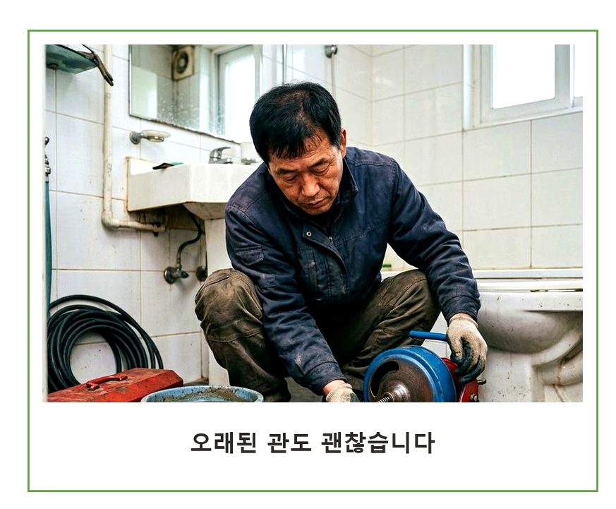 서울 광진구 화양동 하수구막힘 고압세척·관통 작업 모습