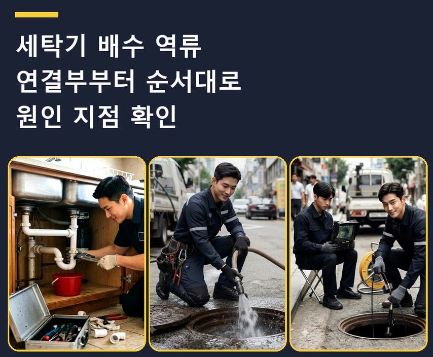 군포시 당동 화장실 하수구막힘 전문 업체 현장 작업 사진 - 배관해결사