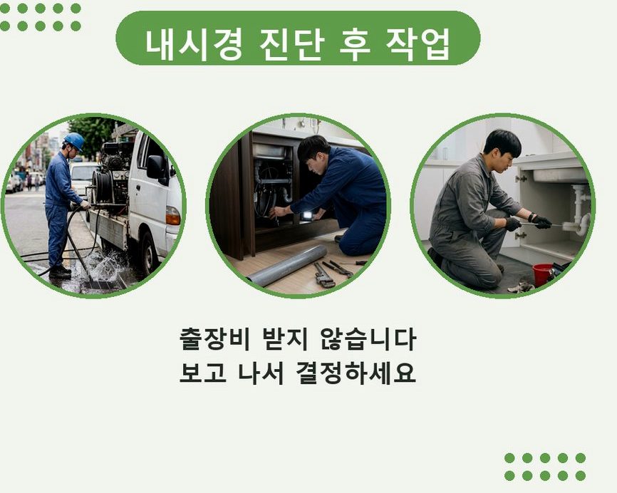 안산시단원구 대부북동 고압세척 업체 현장 작업 사진 - 배관해결사