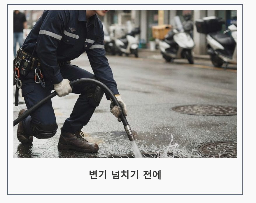 서울 은평구 대조동 욕실 배수구막힘 빠른 해결 현장 작업 사진 - 배관해결사