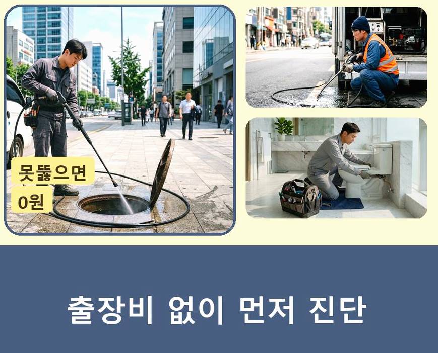 이천시 대포동 싱크대막힘 야간 출동 현장 작업 사진 - 배관해결사