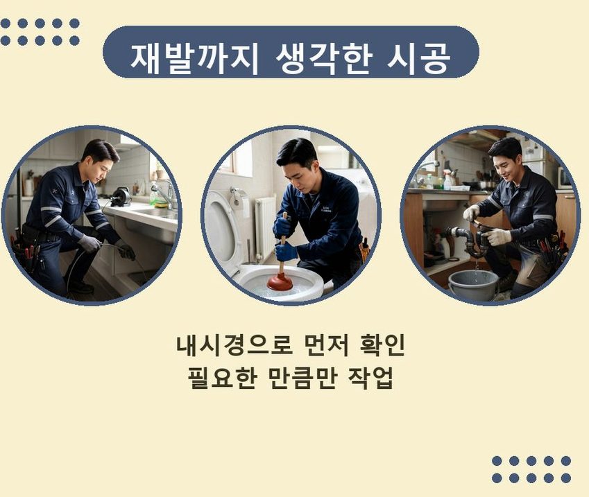 옹진군 덕적면굴업리 하수구막힘 고압세척·관통 작업 모습