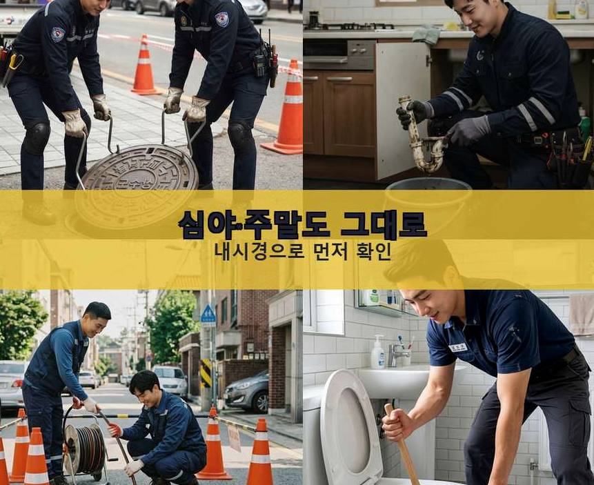 남양주시 도농동 오수관막힘 24시 출동 현장 작업 사진 - 배관해결사