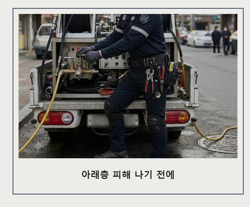 남양주시 도농동 하수구막힘 24시 출동 현장 작업 사진 - 배관해결사