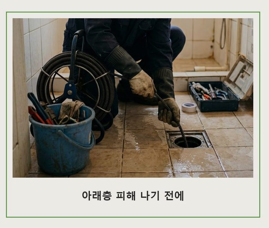 부천시원미구 도당동 하수구막힘 고압세척·관통 작업 모습