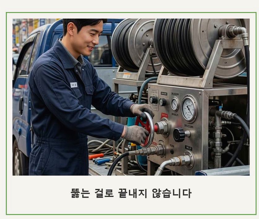 서울 용산구 도원동 변기막힘 당일 처리 현장 작업 사진 - 배관해결사