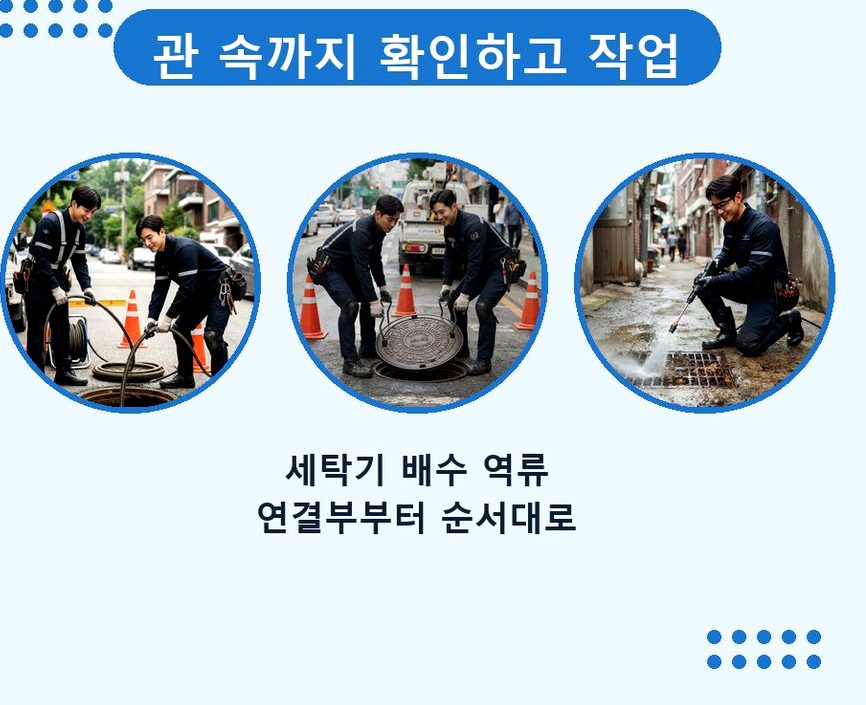 이천시 마장면각평리 변기막힘 긴급출동 현장 작업 사진 - 배관해결사