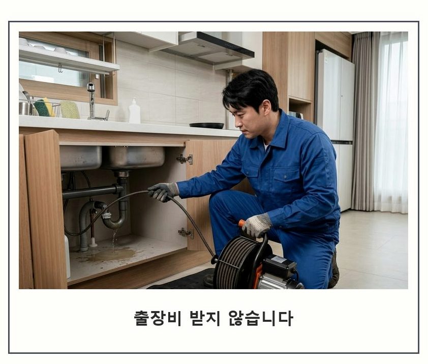 평택시 모곡동 배수구막힘 비용 현장 작업 사진 - 배관해결사