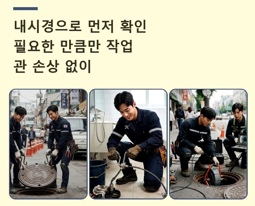 용인시처인구 모현면갈담리 싱크대막힘 24시 출동 현장 작업 사진 - 배관해결사