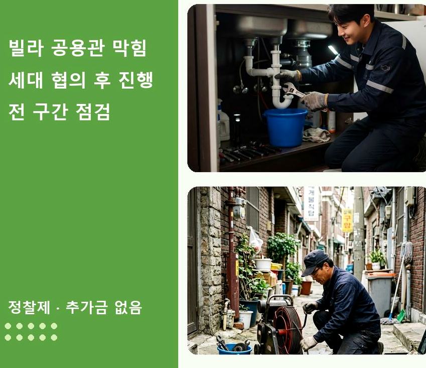 서울 강북구 미아동 하수구 냄새 당일 처리 현장 작업 사진 - 배관해결사
