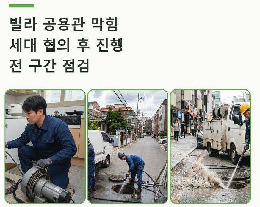 서울 서초구 방배본동 하수구 냄새 당일 처리 현장 작업 사진 - 배관해결사
