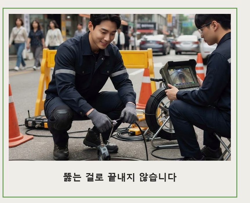 옹진군 백령면가을리 화장실 하수구막힘 24시 출동 현장 작업 사진 - 배관해결사