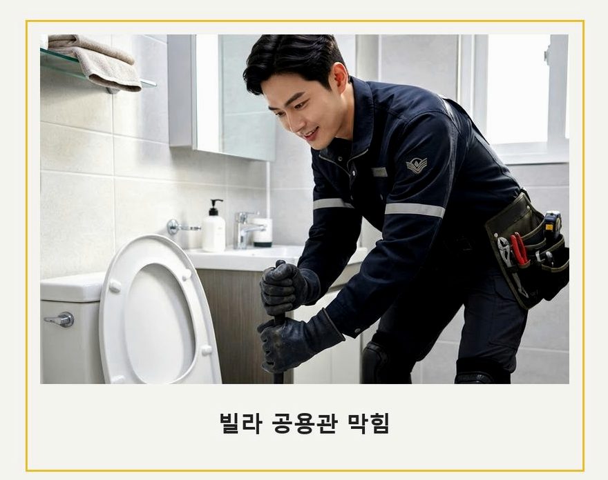 부천시소사구 범박동 세탁기 배수구막힘 긴급출동 현장 작업 사진 - 배관해결사