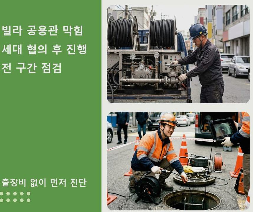 구리시 사노동 욕실 배수구막힘 출장비 무료 현장 작업 사진 - 배관해결사