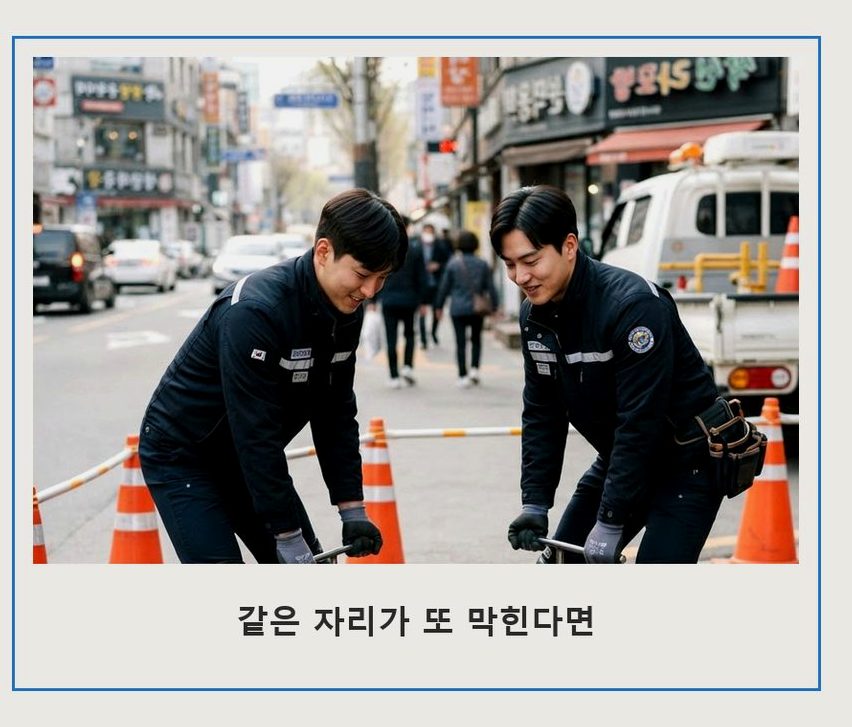 서울 중구 삼각동 싱크대막힘 출장비 무료 현장 작업 사진 - 배관해결사