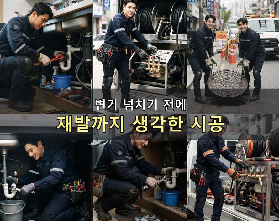 서울 중구 서소문동 변기막힘 가격 안내 현장 작업 사진 - 배관해결사