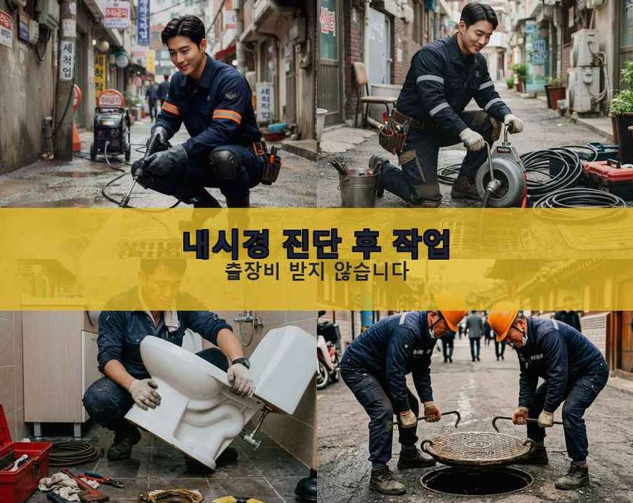 서울 서초구 내곡동 오수관막힘 업체 현장 작업 사진 - 배관해결사