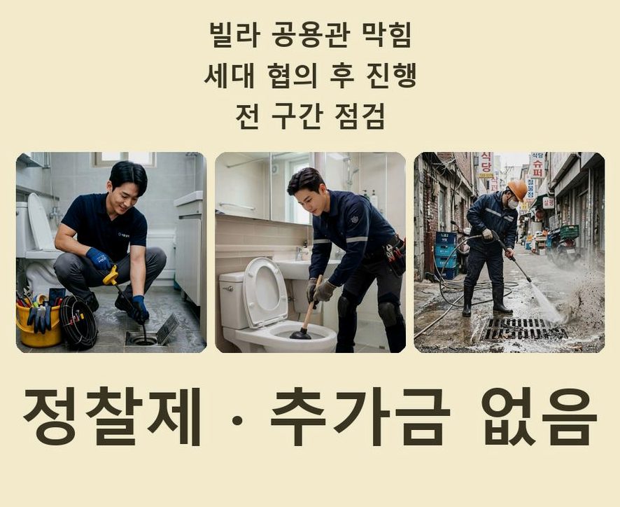 성남시분당구 대장동 주방 하수구막힘 빠른 해결 현장 작업 사진 - 배관해결사
