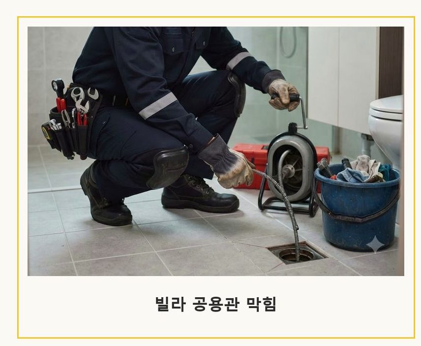 군포시 속달동 변기막힘 뚫음 현장 작업 사진 - 배관해결사