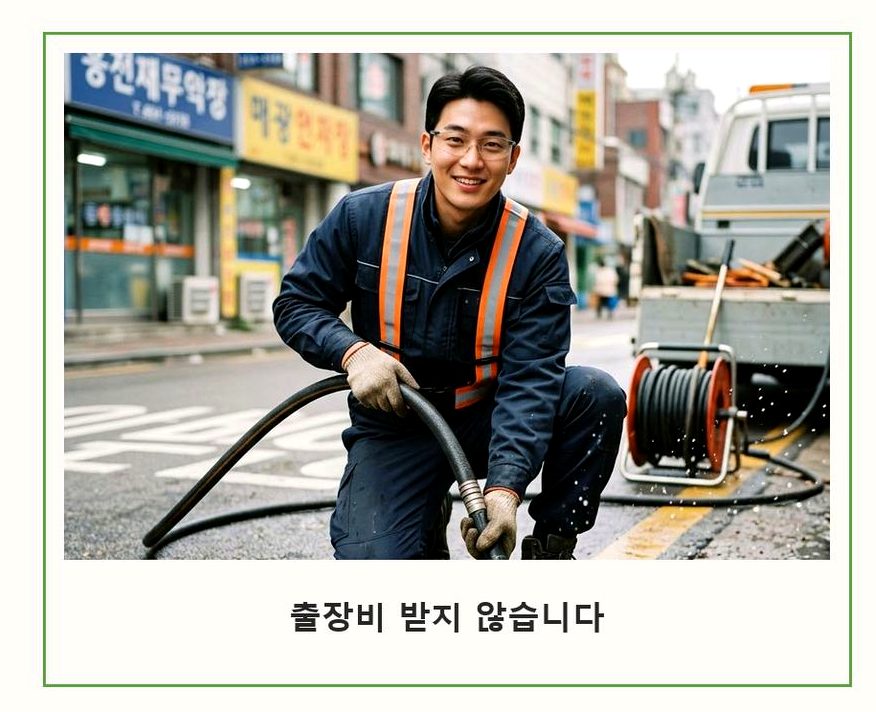 서울 은평구 구산동 싱크대막힘 고압세척·관통 작업 모습