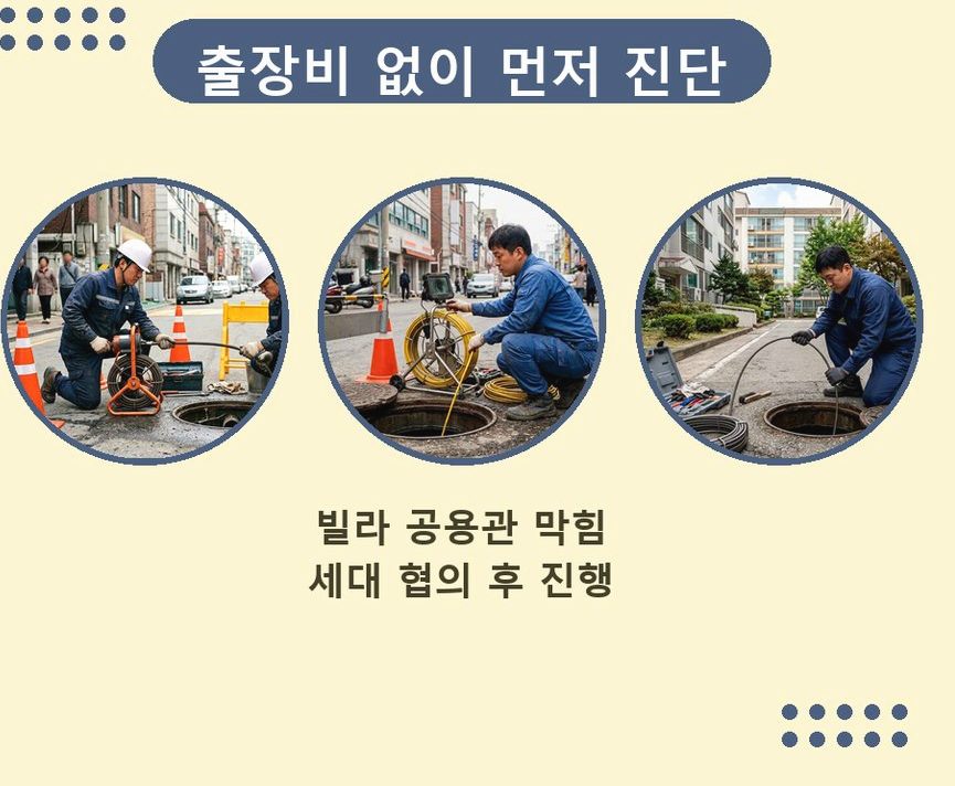 서울 마포구 아현동 변기막힘 가격 안내 현장 작업 사진 - 배관해결사