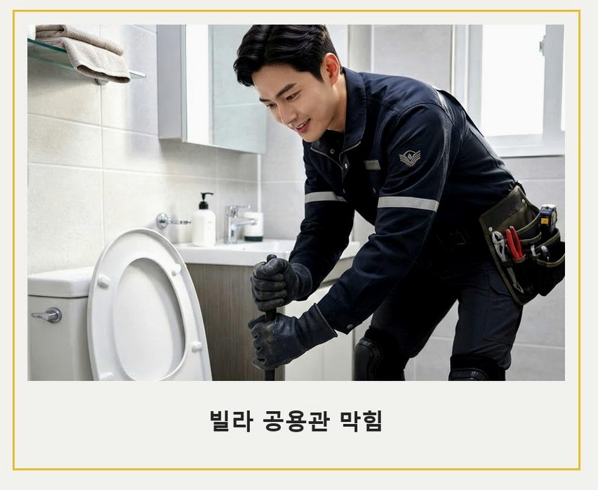 안양시동안구 부림동 세면대막힘 비용 현장 작업 사진 - 배관해결사