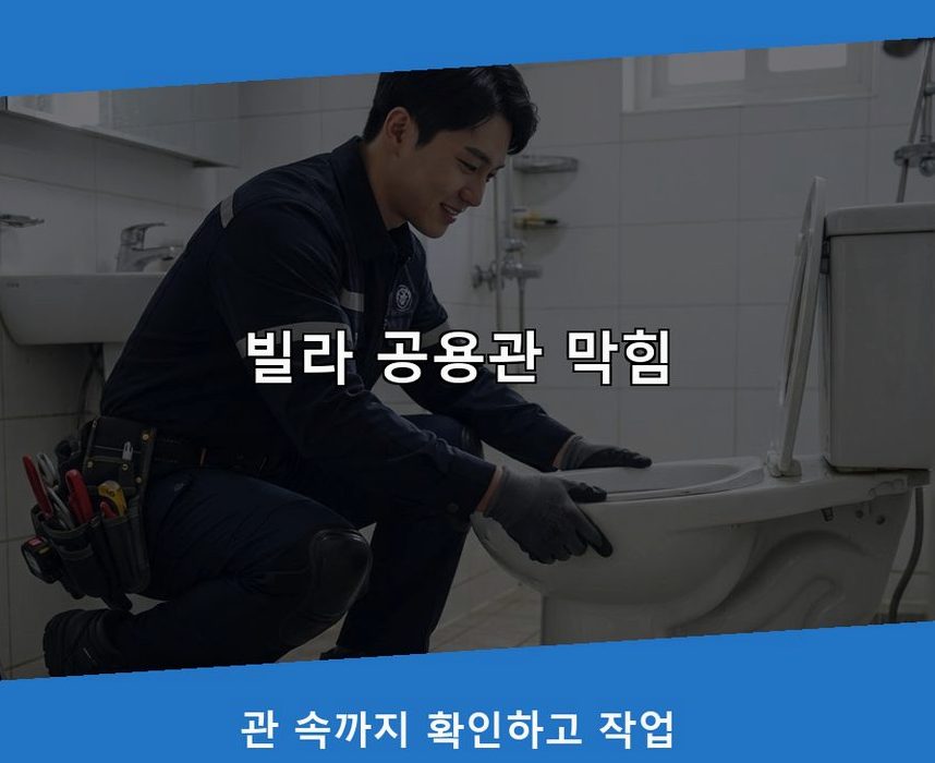 안양시만안구 안양동 주방 하수구막힘 전문 업체 현장 작업 사진 - 배관해결사