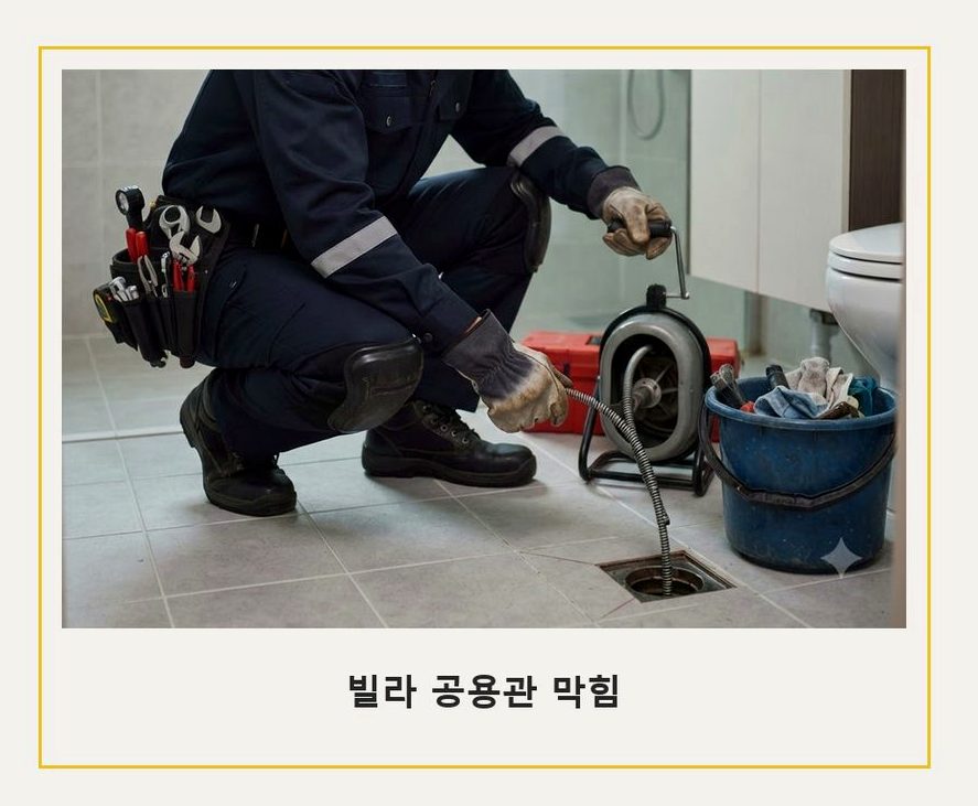 서울 중구 약수동 배수구막힘 긴급출동 현장 작업 사진 - 배관해결사