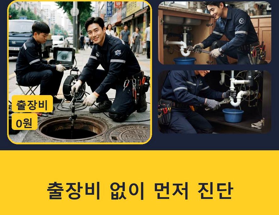 서울 서초구 양재동 변기막힘 당일 처리 현장 작업 사진 - 배관해결사
