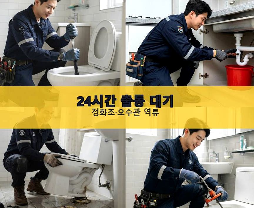 서울 마포구 용강동 배수구막힘 가격 안내 현장 작업 사진 - 배관해결사