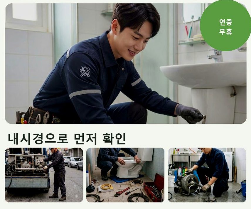 성남시분당구 운중동 싱크대막힘 빠른 해결 현장 작업 사진 - 배관해결사