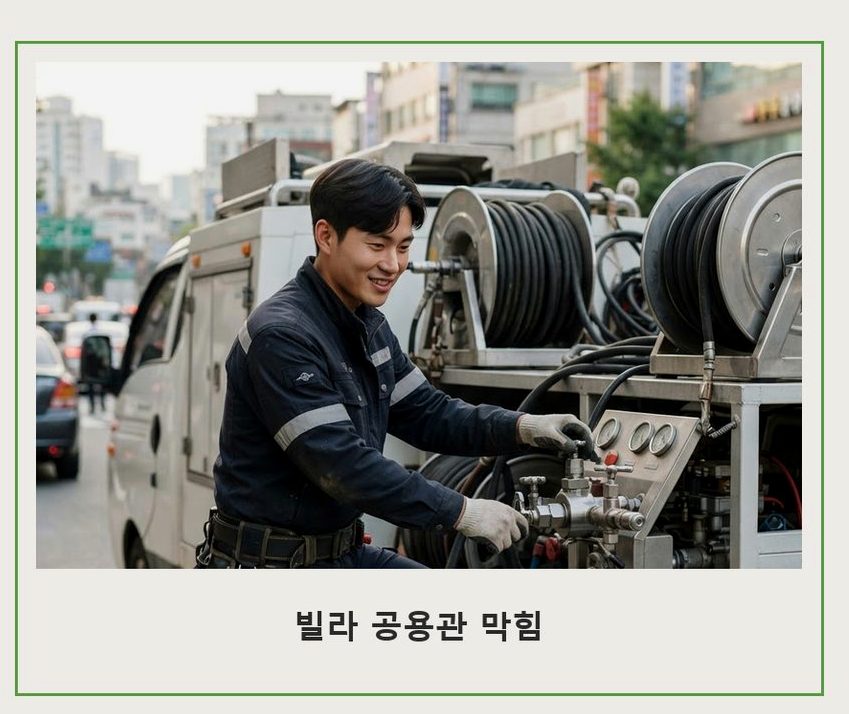 용인시처인구 운학동 변기막힘 원인 진단 현장 작업 사진 - 배관해결사