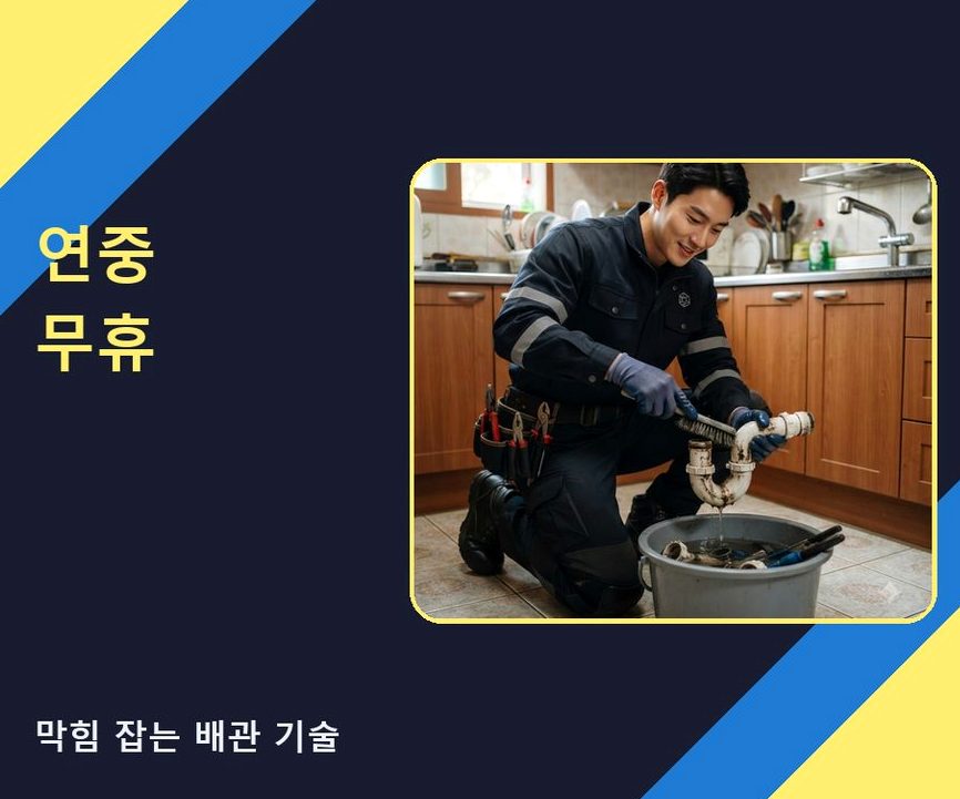 부천시원미구 원미동 싱크대막힘 24시 출동 현장 작업 사진 - 배관해결사