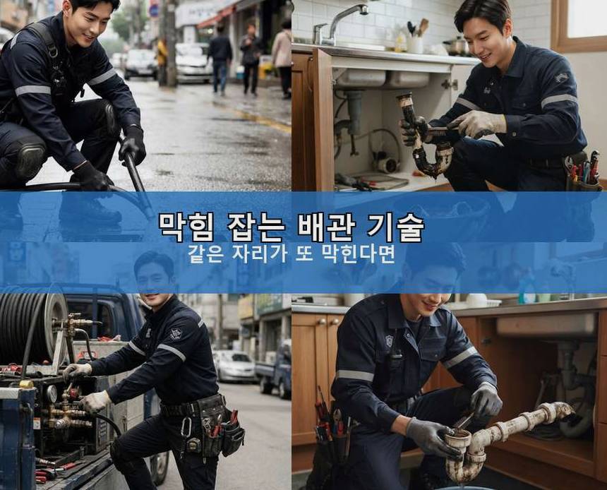 김포시 월곶면갈산리 변기막힘 긴급출동 현장 작업 사진 - 배관해결사