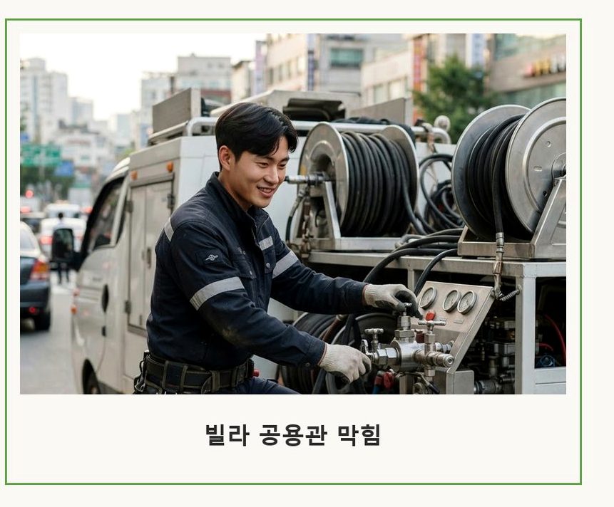 서울 용산구 이촌동 싱크대막힘 출장비 무료 현장 작업 사진 - 배관해결사