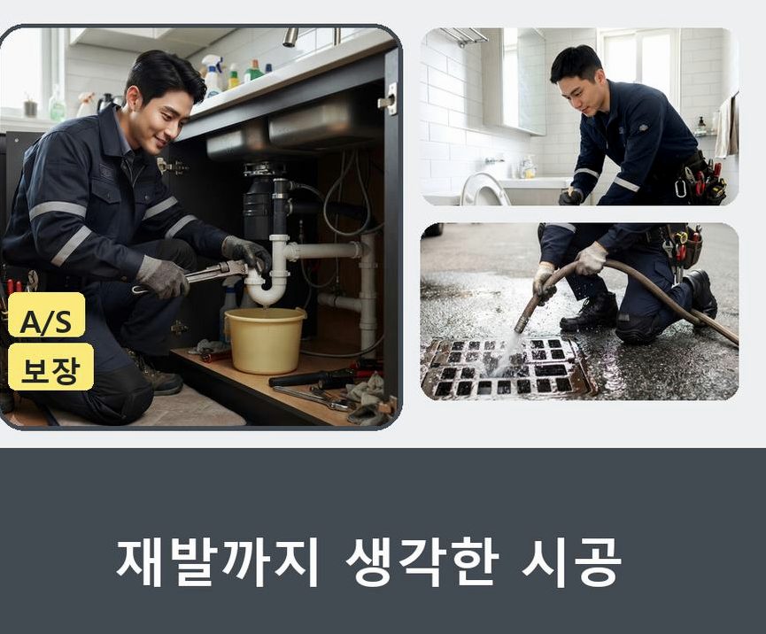 서울 용산구 이촌동 하수구막힘 24시 출동 현장 작업 사진 - 배관해결사