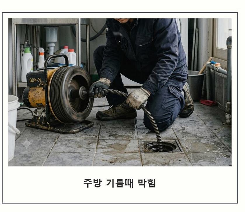 남양주시 이패동 하수구막힘 전문 업체 현장 작업 사진 - 배관해결사