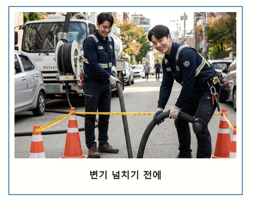 남양주시 일패동 싱크대막힘 24시 출동 현장 작업 사진 - 배관해결사