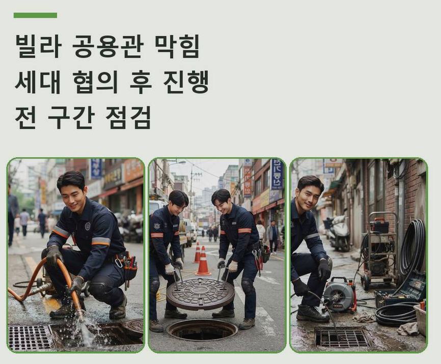 옹진군 자월면승봉리 화장실 하수구막힘 빠른 해결 현장 작업 사진 - 배관해결사