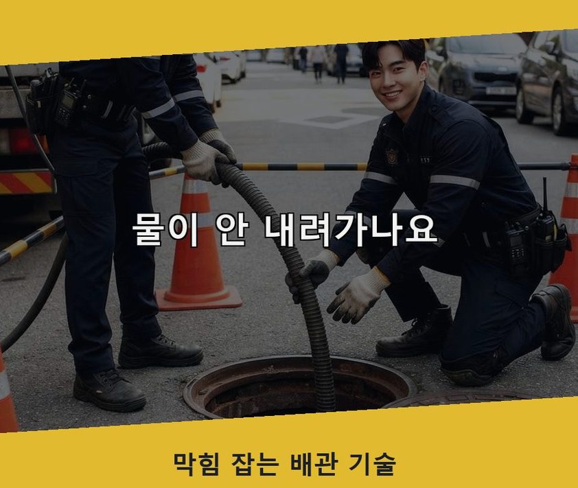 시흥시 장현동 싱크대막힘 업체 현장 작업 사진 - 배관해결사